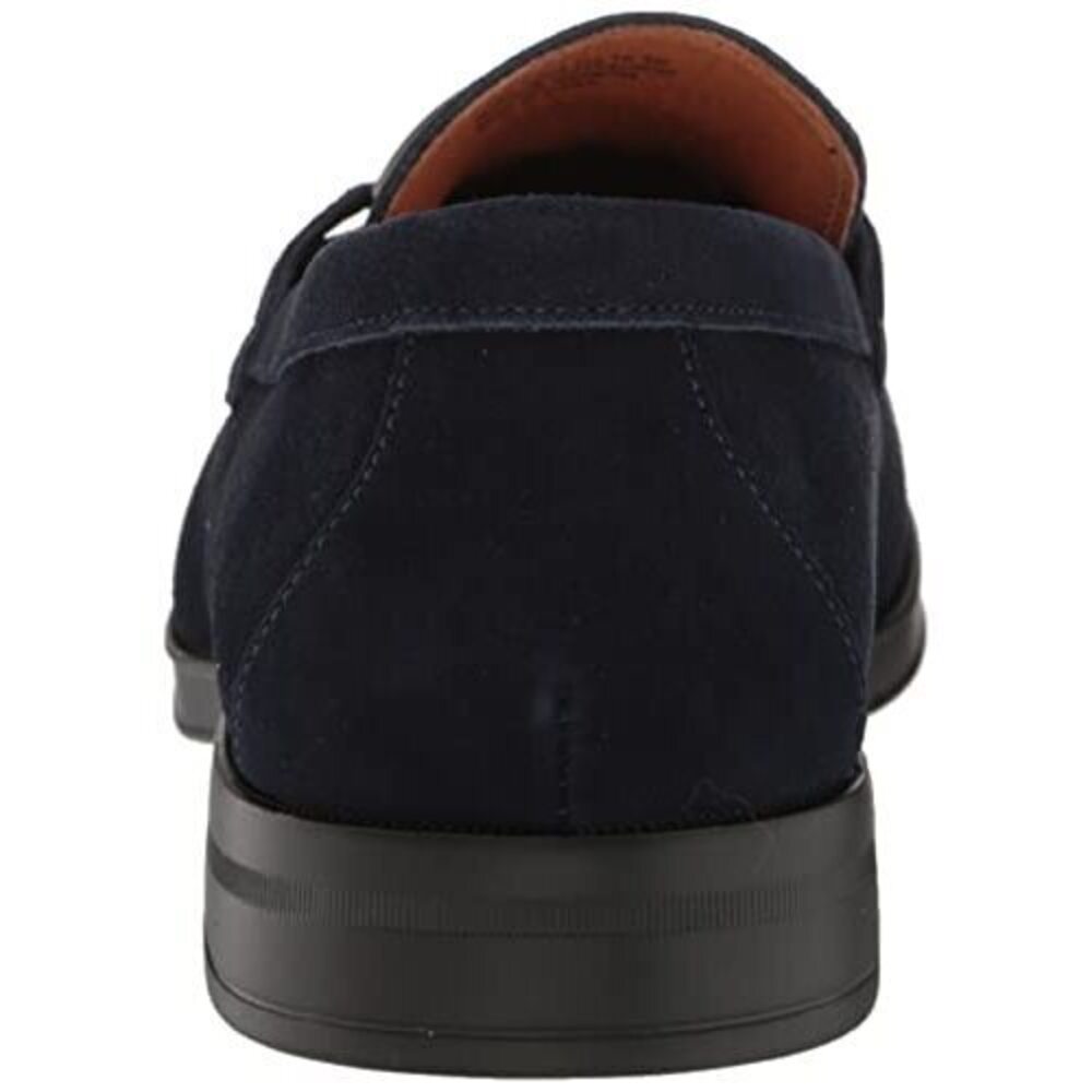 Stacy Adams Palladian Moc Toe Slip-On Loafer Navy 11 M - Picture 3 of 8